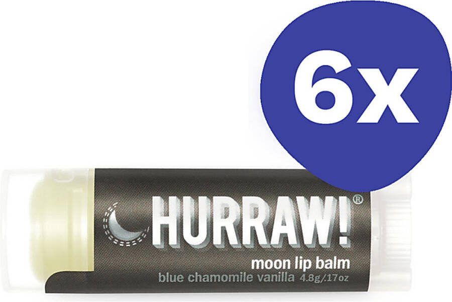 Hurraw Moon Lippenbalsem (6x 4 3gr)