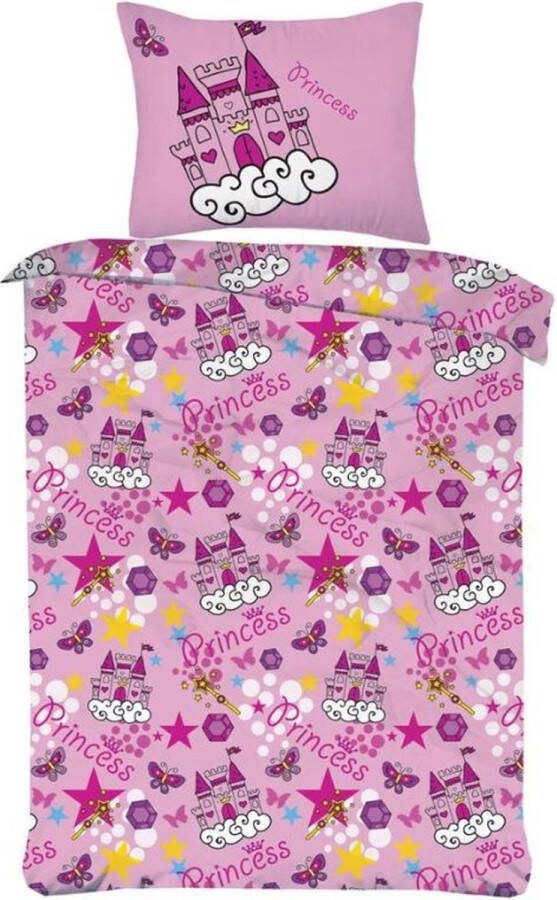 Husch Kinderdekbedovertrek 140 x 220 cm Princess