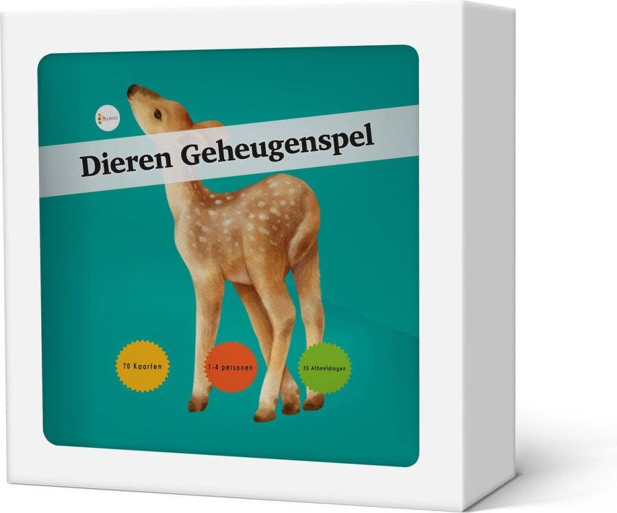 Huurdies Memo Geheugenspel Kinderen Dieren Kaartspel 70 kaarten gedrukt op karton educatief spel geheugenspel