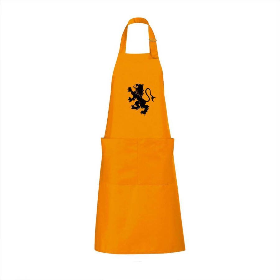 Huurdies Oranje Schort Bedrukt met NL logo