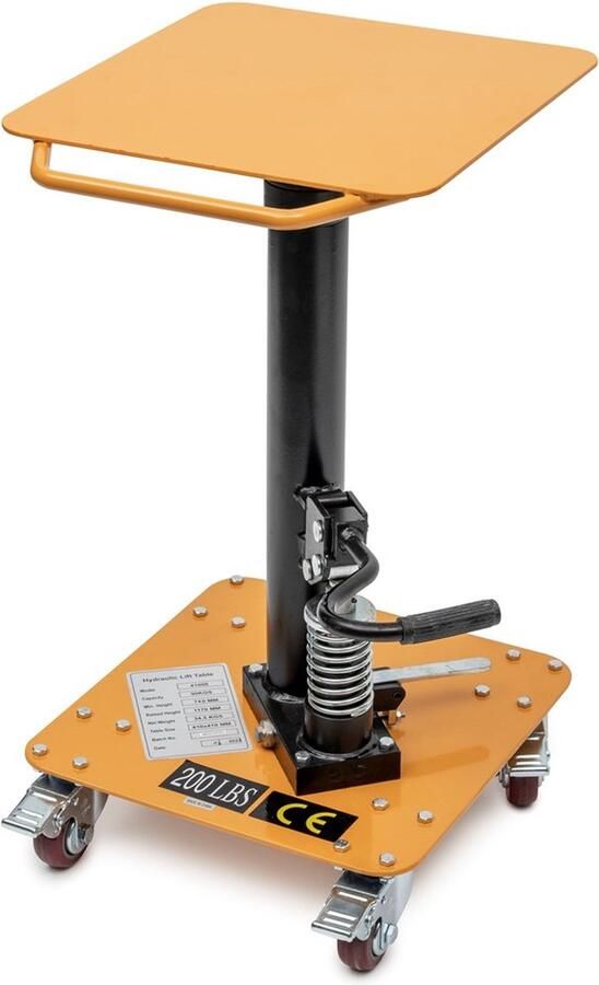 Huvema Heftafel voor Werkpositionering MTL 090 Draagvermogen: 90 kg Tafelgrootte: 410 x 410 mm Werktafel Hijstafel Werkbank