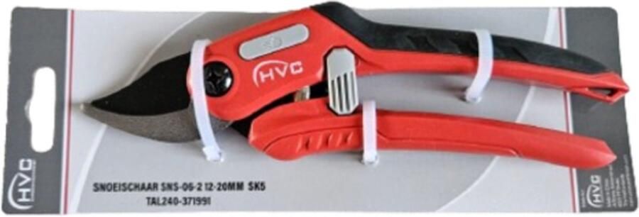 HVC Snoeischaar Takkenschaar Ø 20mm SK5 (Gehard Staal) Rood
