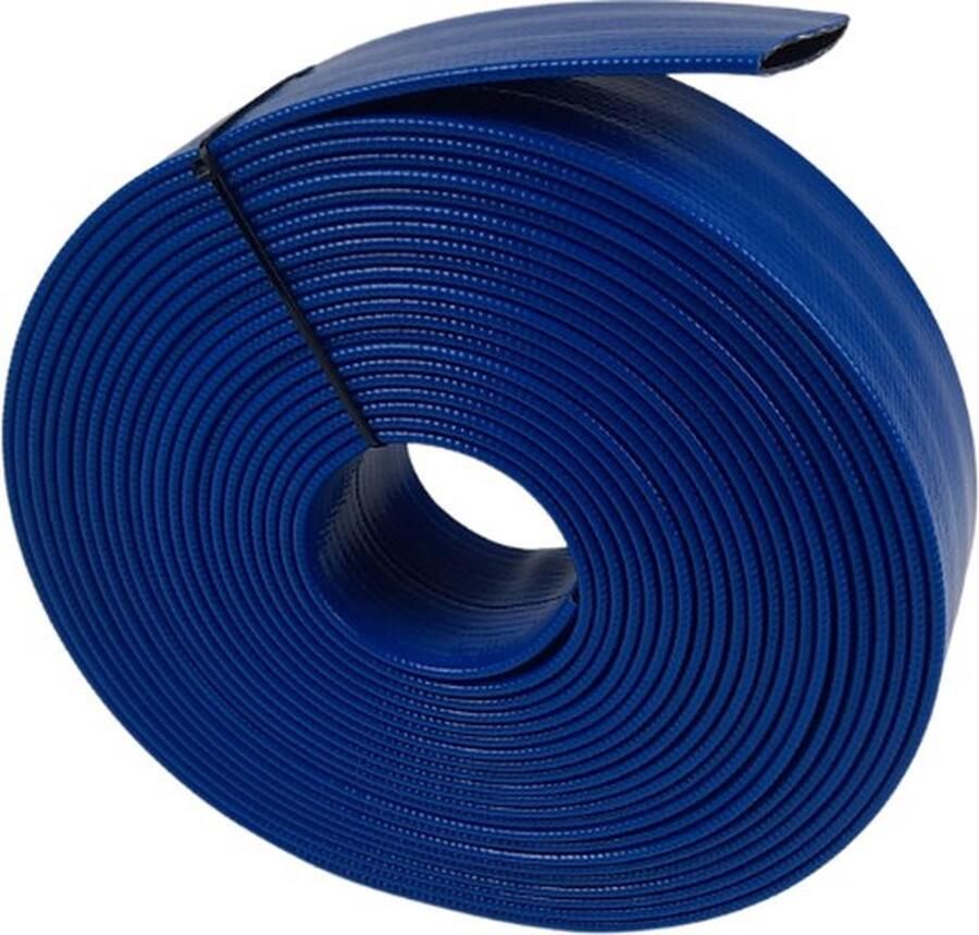 Hydro-S Platte tuinslang voor dompelpompen Diameter 25mm (1 ) 50 Meter Rol 3 Bar