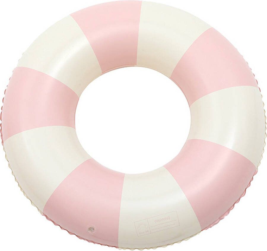 HydroSplash Opblaasbare Zwemband Zwemring Zwembad speelgoed Floaties voor in het zwembad Roze Wit Ø 90 cm