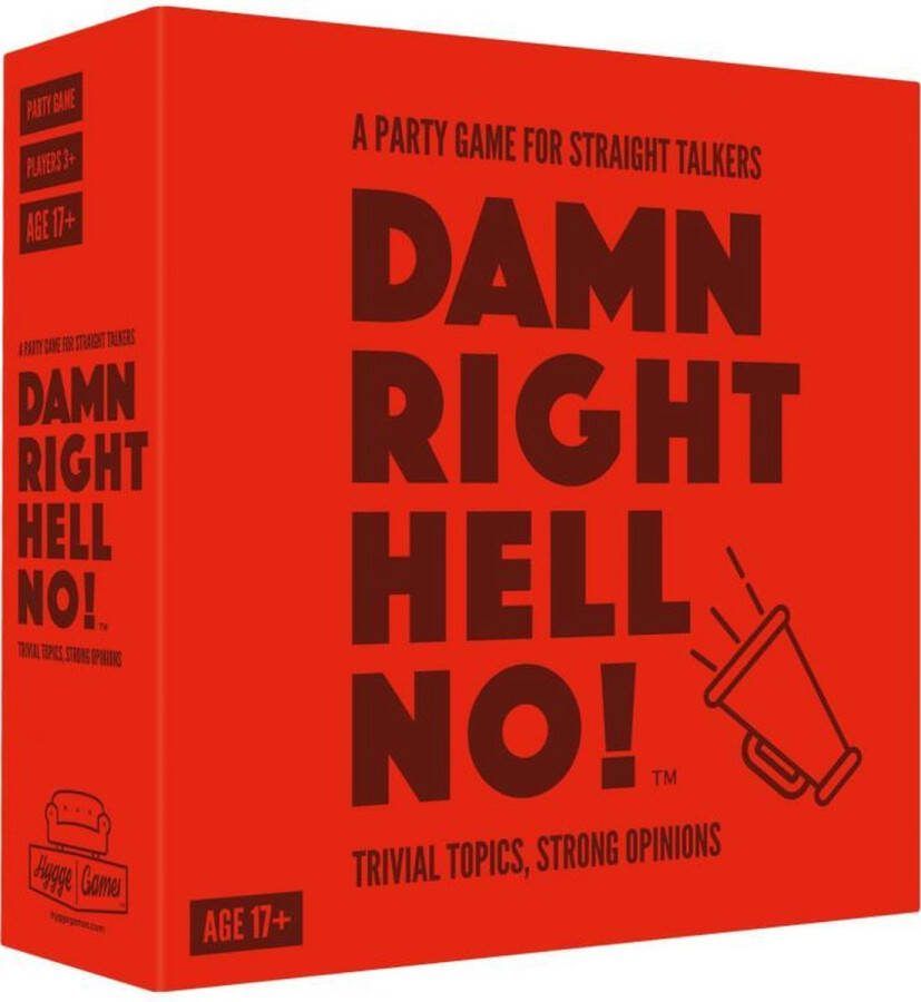 Koelkastpoezie Hygge Games Party Game Partyspel Damn Right Hell No