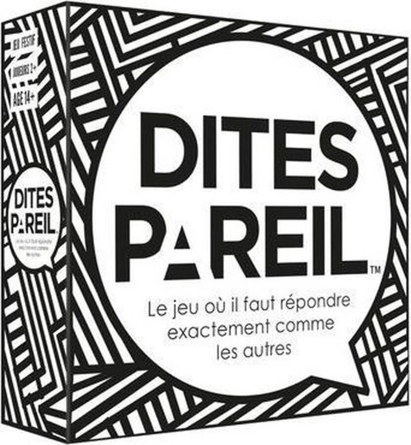 Koelkastpoezie Partyspel Dites Pareil