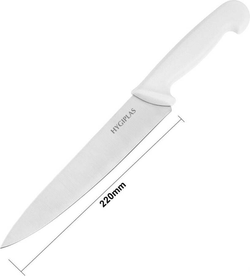 Hygiplas Koksmes Wit 21 8cm FX113 Restaurant Hotel Professioneel