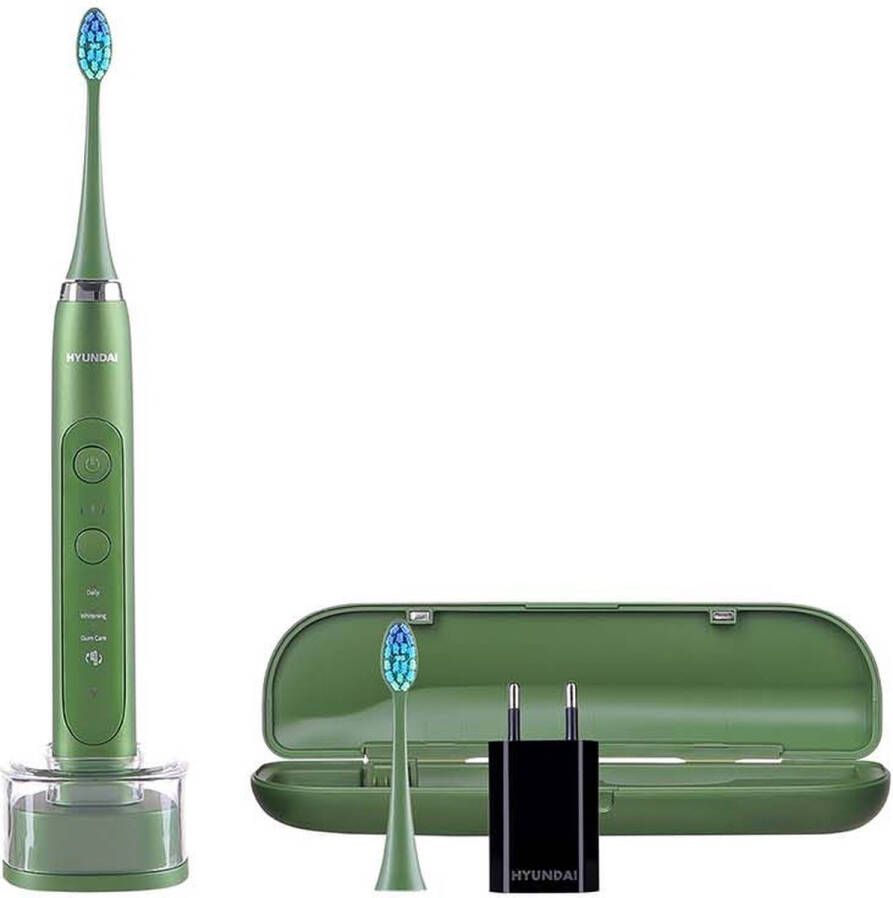 Hyundai Electronics – Elektrische tandenborstel met reis etui – Groen