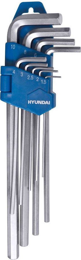 Hyundai inbussleutel set 9-delig
