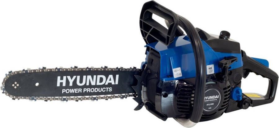 Hyundai Power Products Hyundai kettingzaag 38cc 2-takt easy-start benzine motor 35 cm zwaardlengte incl. extra ketting en opbergtas