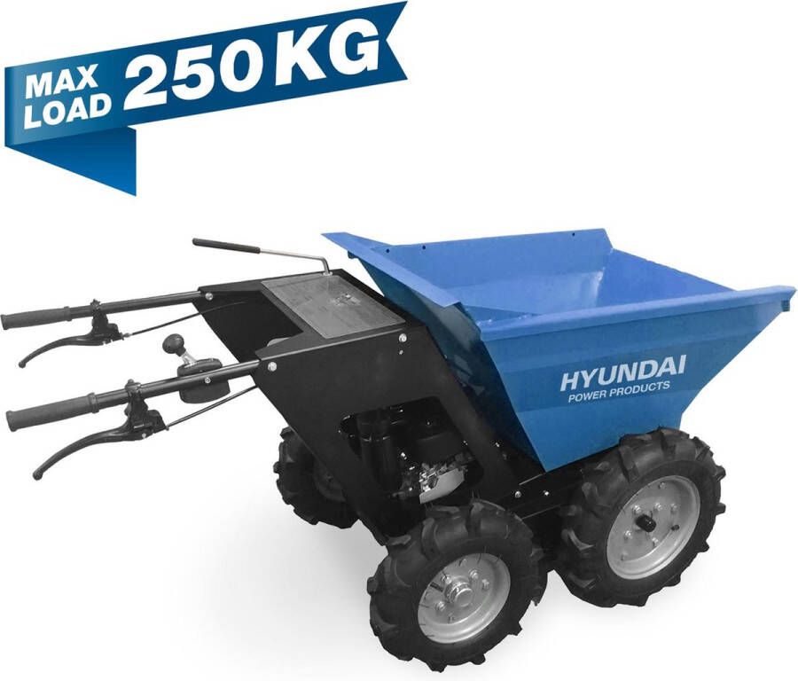 Hyundai mini dumper 250 kg Loncin 6 5 HP motor Inhoud bak is 170L Slechts 78cm breed