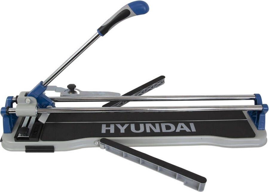 Hyundai professionele tegelsnijder 600 mm met gradenmeter 2 extra snijstukken Anti-slip laag
