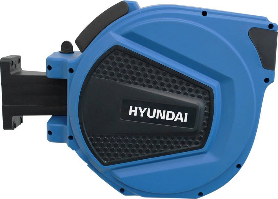 Hyundai Power Products Hyundai wandslangenbox 20m x 8mm Muurhaspel Tuinslanghaspel Incl. sproeiset