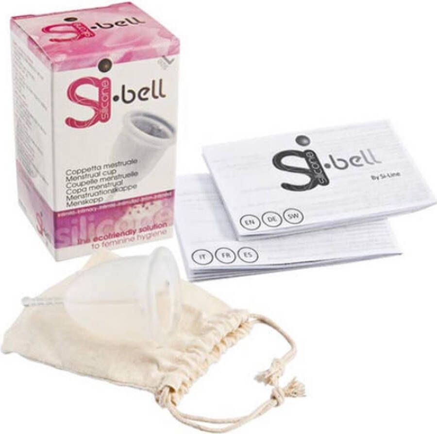 I-Bell S menstruatiecup maat S (klein)- zachte cup van medische siliconen siliconenrubber 100% made in France (Frankrijk)