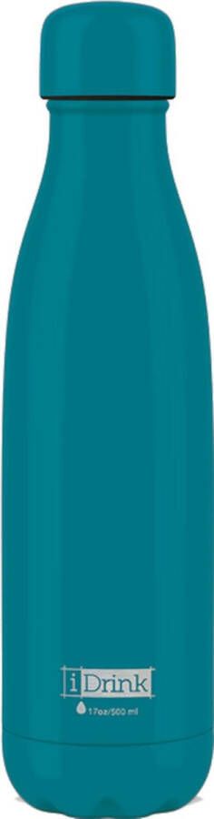 I-Drink Thermosfles 500 Ml Rvs Turquoise