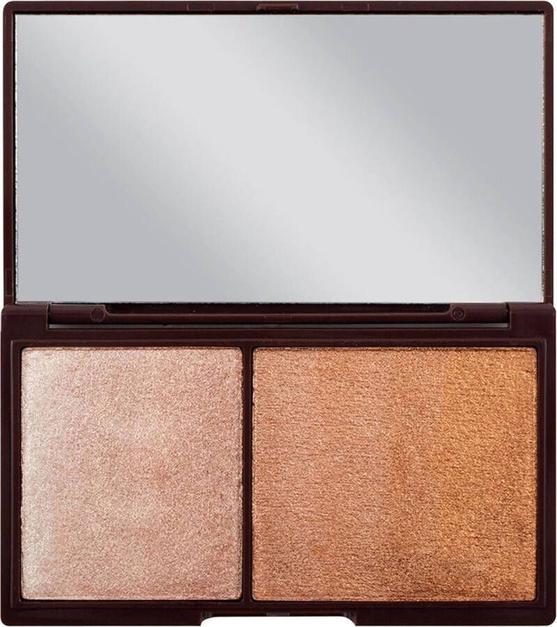 I Heart Revolution Makeup Revolution I Heart Makeup Chocolate Duo Palette Powder Bronzer And Brightener 11G Bronze And Shimmer