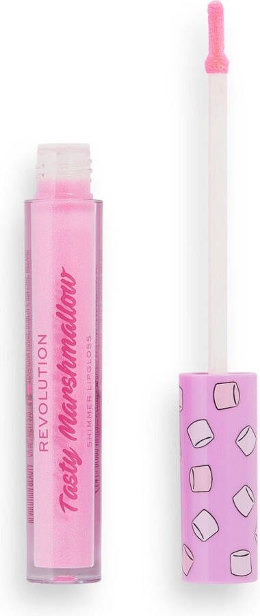 I Heart Revolution Tasty Lip Gloss Marshmallow Wonderland Sugar Cookie Lipgloss Roze Pink Shimmer Glans