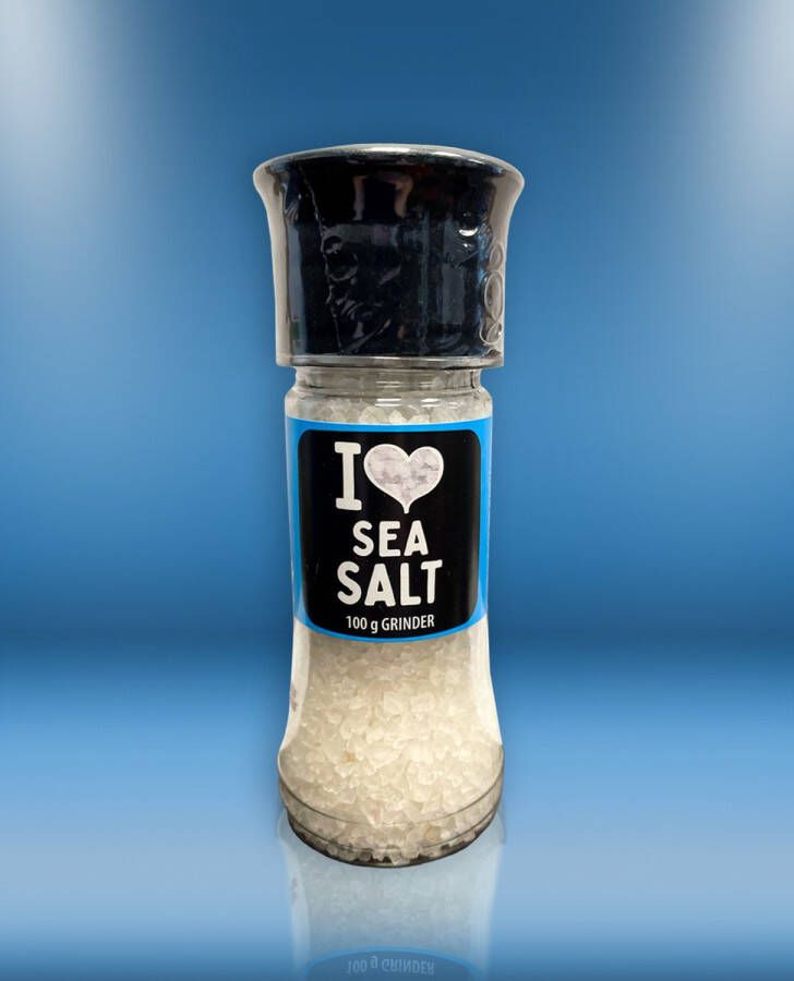 I Love Sea Salt Zeezout molen 100 gram