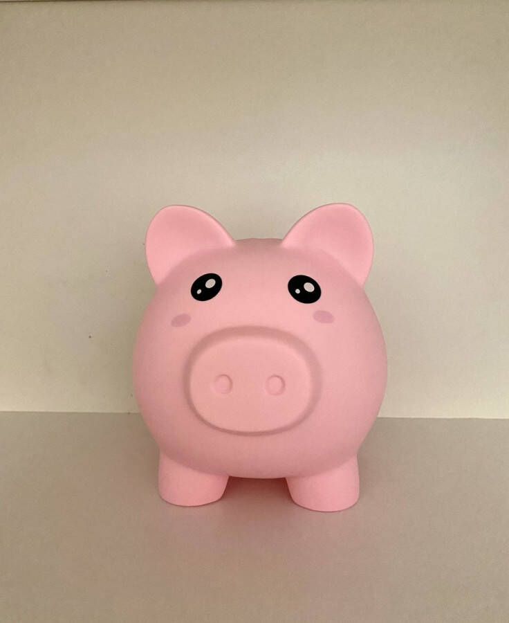 I-Total Spaarpot varken onbreekbaar spaarvarken -PVC educatief roze spaarvarken