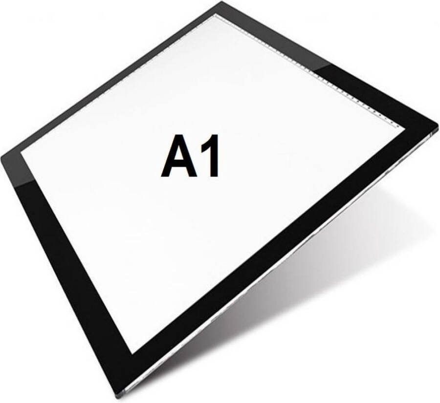 I12Cover Professionele versie A1 LED licht Lightpad A1 Lichtbak Tekentafel Lichttafel Lichtbox Lightbox met dimbare lichtstanden o.a. voor Diamond Painting fotografie tekenen tattoo patronen etc