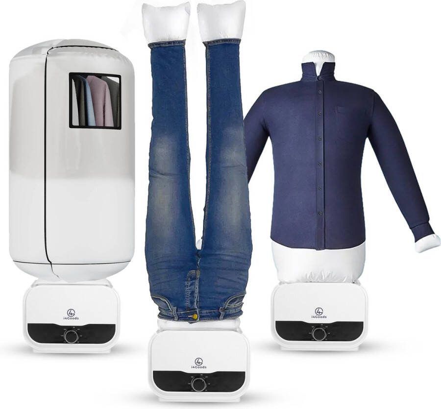 I4Goods Strijkpop voor Hemden Blouses T Shirts en Broeken Blouse en Broek Strijksysteem Drogen en Strijken
