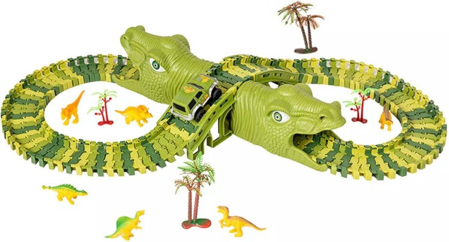 IBello Dinosaurus racebaan met dinosaurus figuren