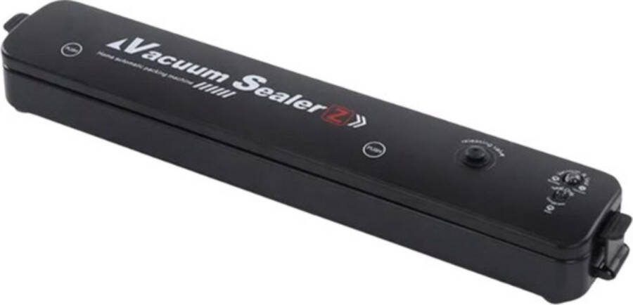 IBello Vacumeermachine Vacuümmachine Vacuüm Sealer 10 Vacuüm Zakken voor groente fruit vlees vis en ander vers voedsel Zwart
