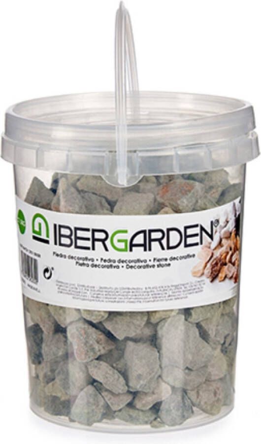 IBERGARDEN Decoratie steentjes kiezels grijs klein 1 5 kg Aquarium bodembedekking