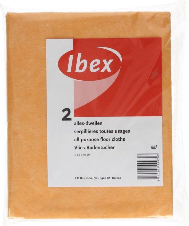 Ibex Allesdweil Viscose 60x50 cm 2 stuks