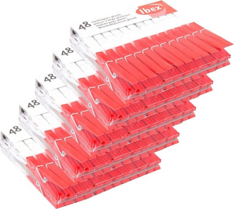 Ibex Wasknijpers Plastic 240 stuks (5x48)