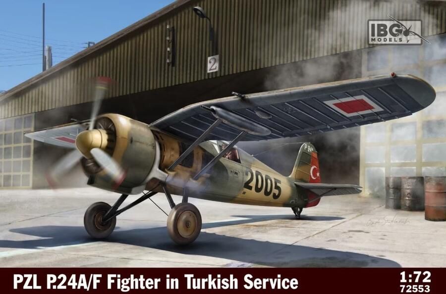 IBG Models 1:72 72553 PZL P.24A F Fighter in Turkish service Plastic Modelbouwpakket
