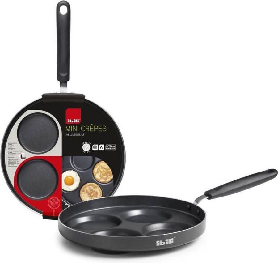 Ibili mini crêpepan 26 cm voor 4 crêpes