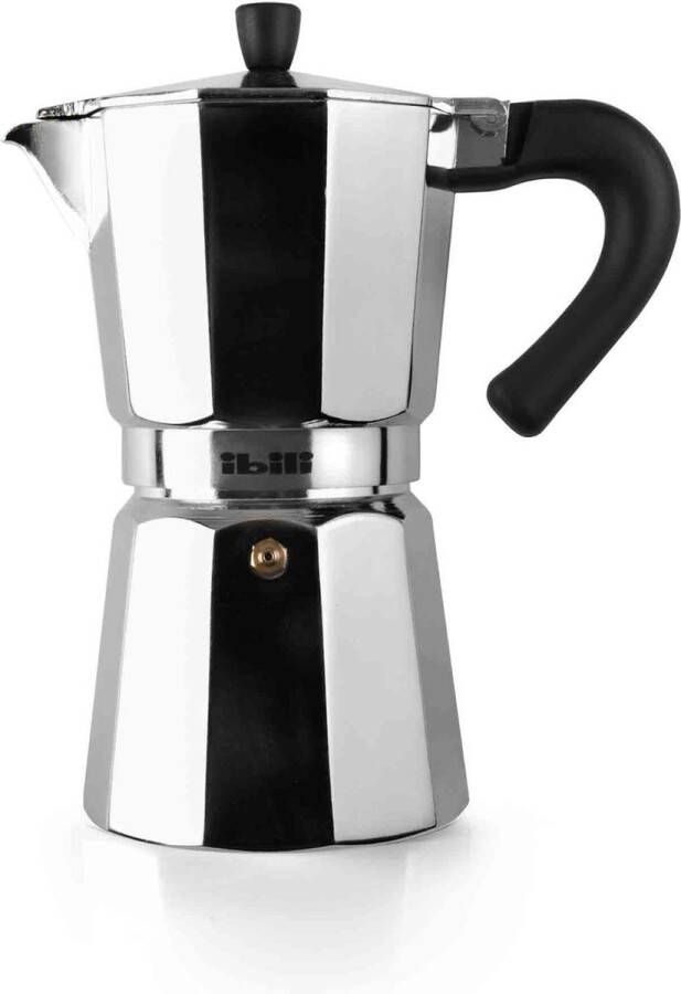 KitchenBasics Kitchen Basics Espressomaker aluminium 6 kops