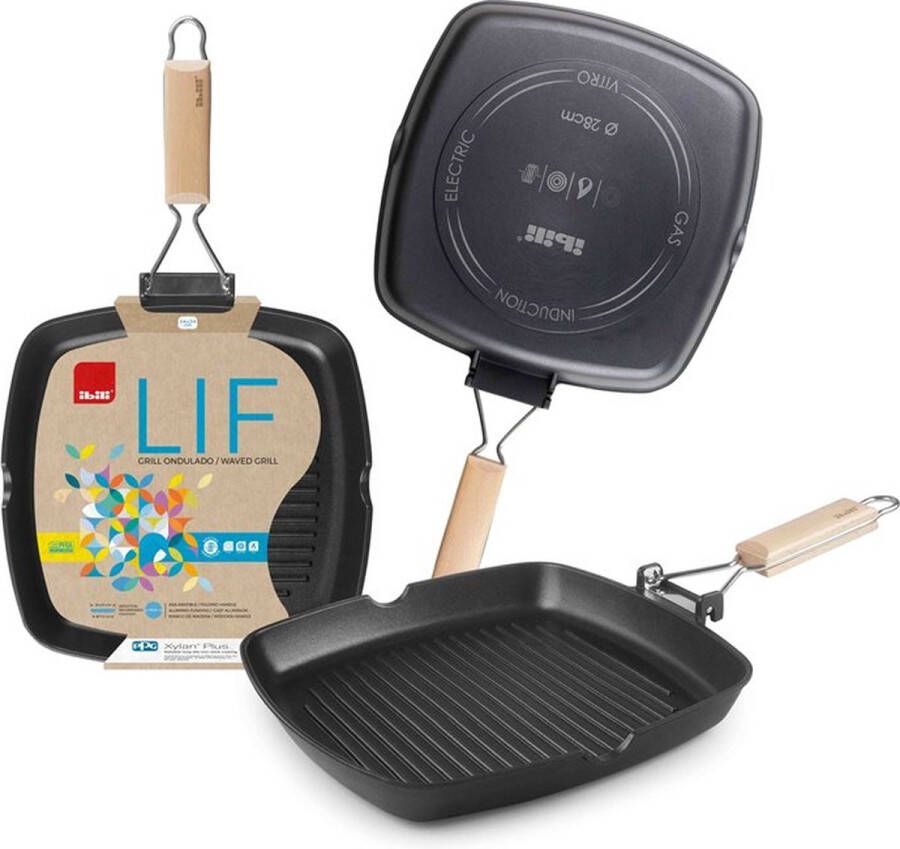 Ibili Lif Grillpan Aluminium 20x20cm