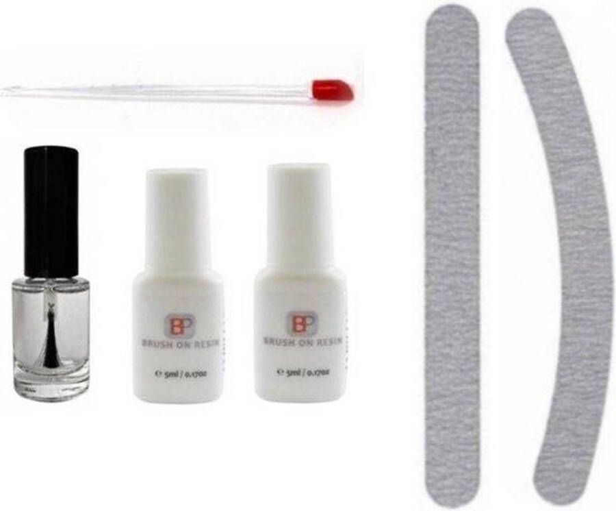IBP Nepnagel Set Starterpakket Nails Nagellijm Vijlenset Nagelolie Bokkenpootje Nagelverzorging