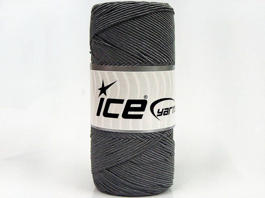 Ice yarns SHINY COTTON-67070-GRIJS- -HAKEN EN BREIEN