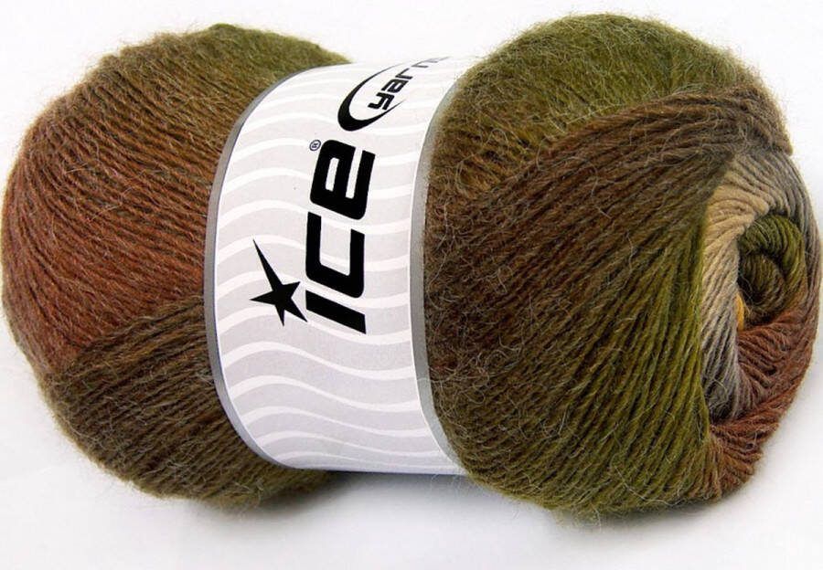Ice yarns WOL-GAREN-ALPACA ACTIVE 58417-PER 4 STUKS-BREIEN- EN HAKEN