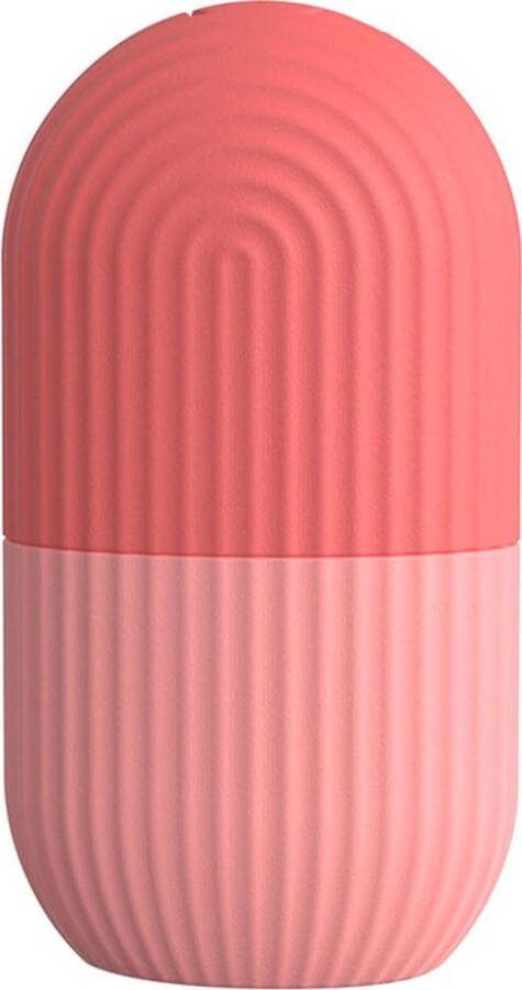 Icey Ice Roller voor Gezicht Dermaroller Gezichtsmassage Skincare Tool Rood