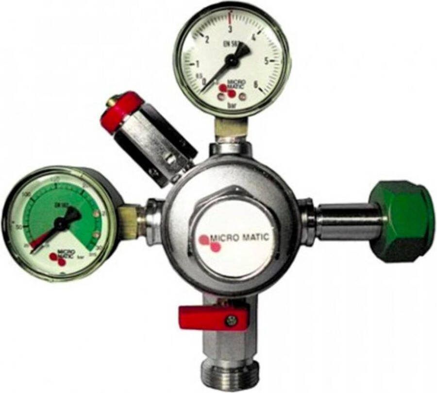 Ich-zapfe CO2 Drukregelaar biertap CO2 drukregelaar bier Micro-Matic model 1405