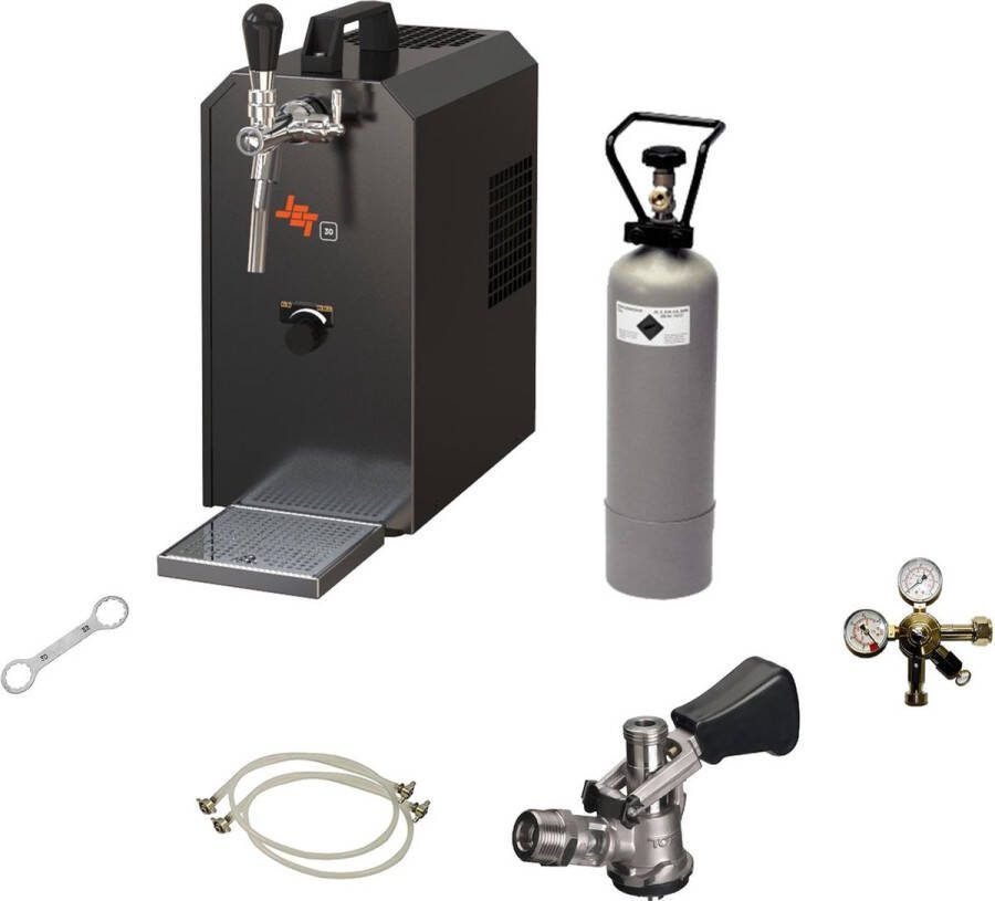 Ich-zapfe Complete Set Biertap JET 30 1-kraans droogkoeler 35 liter uur Thuistap Bierkoeler Adapter 5 liters