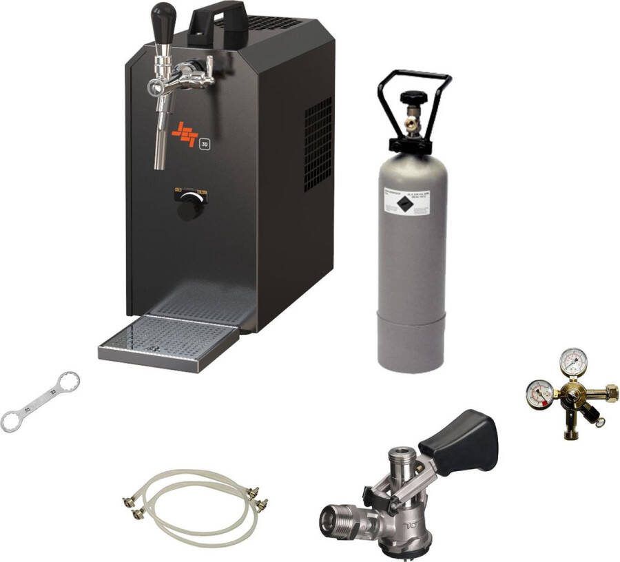 Ich-zapfe Complete Set Biertap JET 30 1-kraans droogkoeler 35 liter uur Thuistap Bierkoeler tik hoofd driehoekig