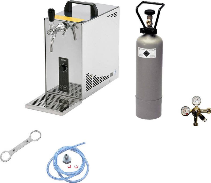 Ich-zapfe Complete Set Biertap PYGMY 25 1-kraans Droogkoeler 35 liter uur Bierkoeler zonder Fustkoppeling