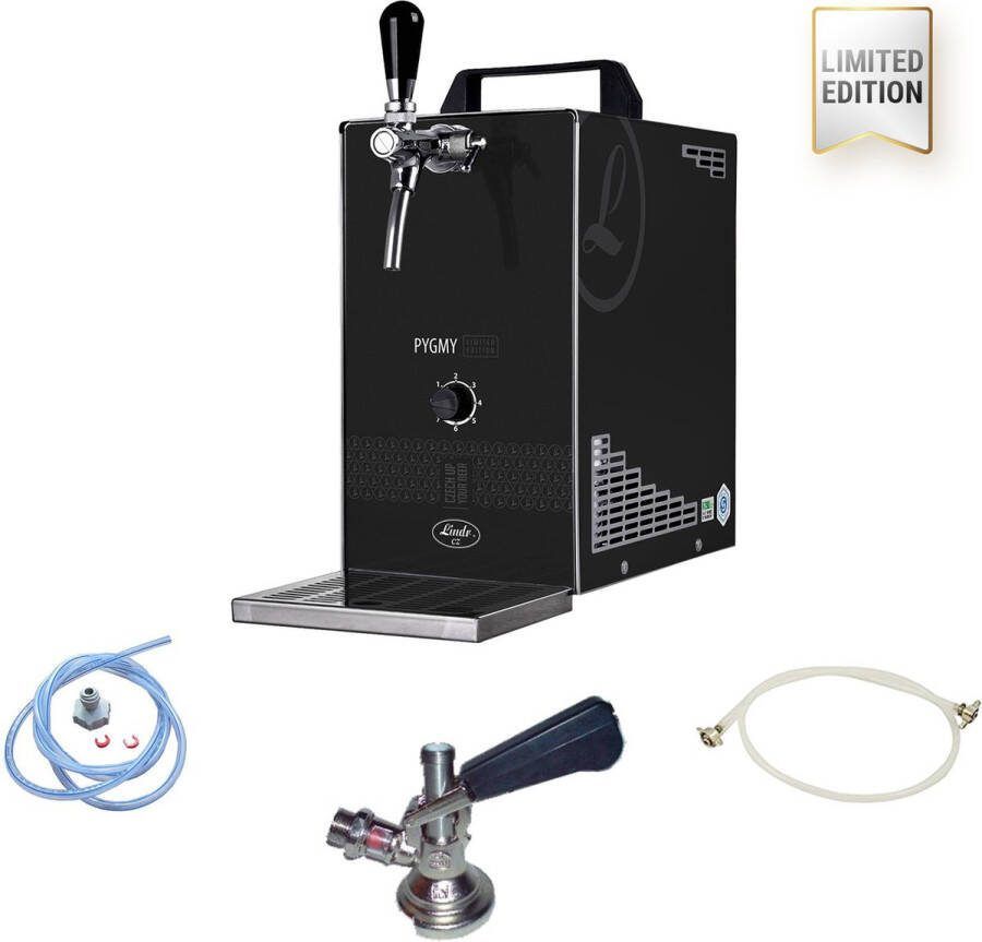 Ich-zapfe Complete set Biertap PYGMY 25 K LIMITED EDITION 1-kraans 35 liter u met Fustkoppeling Type G Thuistap Bierkoeler