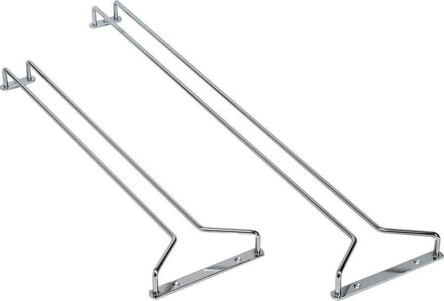 Ich-zapfe Glazenrek Chroom 615x115mm
