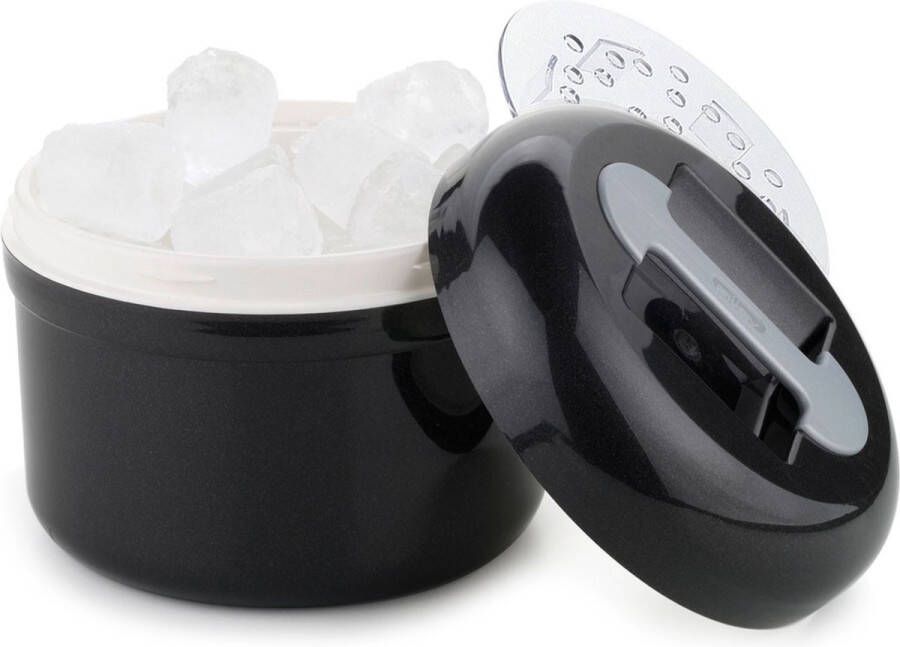 Ich-zapfe IJsemmer met deksel IJsblokjeshouder IJsblokjes emmer IJskoeler Ice bucket Inhoud 2.5 L met geperforeerd inzetstuk