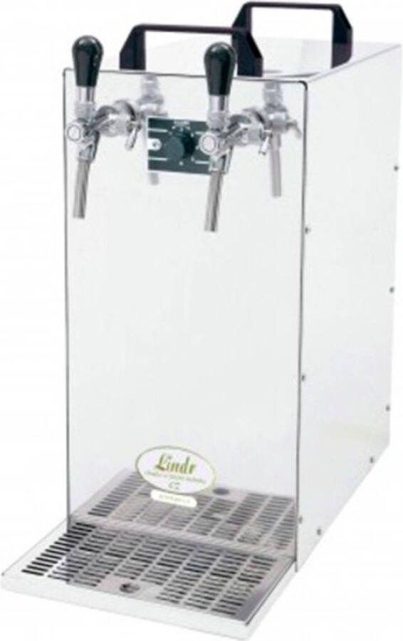 Ich-zapfe Kontakt 155 R Green Line Biertap 2-kraans roestvrijstalen droogkoeler 160 liter u