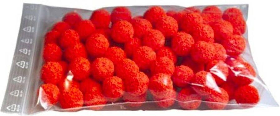 Ich-zapfe Reinigingssponsjes sponsbal voor het reinigen van bierleidingen nominale breedte slang 7mm (diameter van de ballen 9 5 mm) 100 stuks