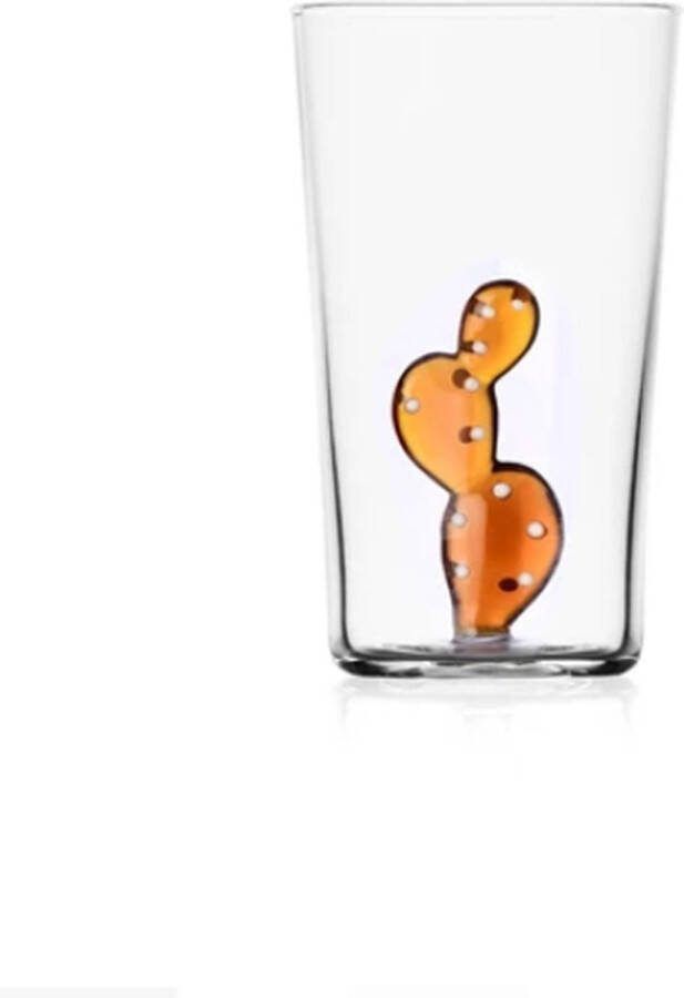 Ichend orf Desert Plant longdrinkglas cactus amber