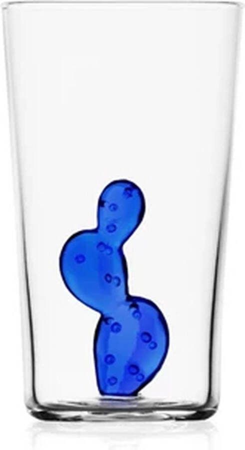 Ichendorf Desert Plant longdrinkglas cactus blauw