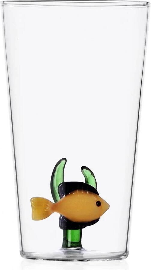 Ichendorf Marine Garden longdrinkglas gele vis + groen zeewier